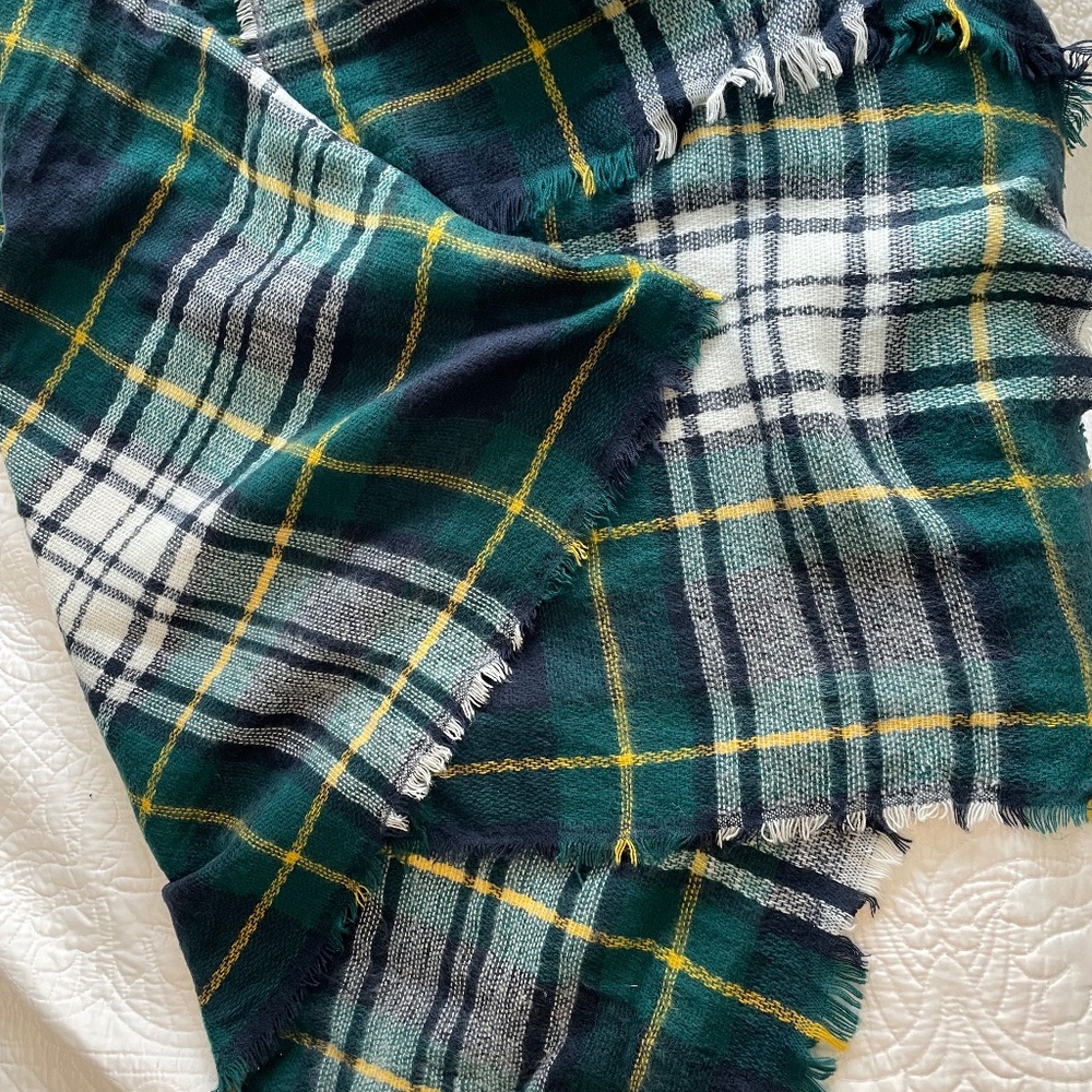 Oversized blanket scarf